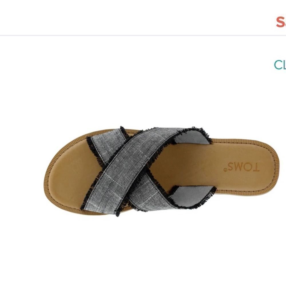 TOMS VIV Criss Cross Slides - Picture 2 of 8